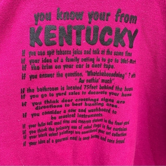 Vintage Crewneck Sweatshirt You Know Your From Kentucky if … - Picture 3 of 4